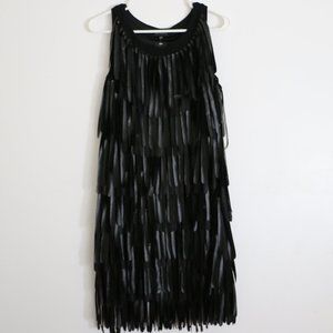 NWT Black Flapper Style Dress with Tassels